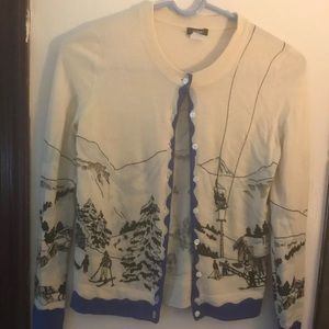 J CREW Ski Sweater XS